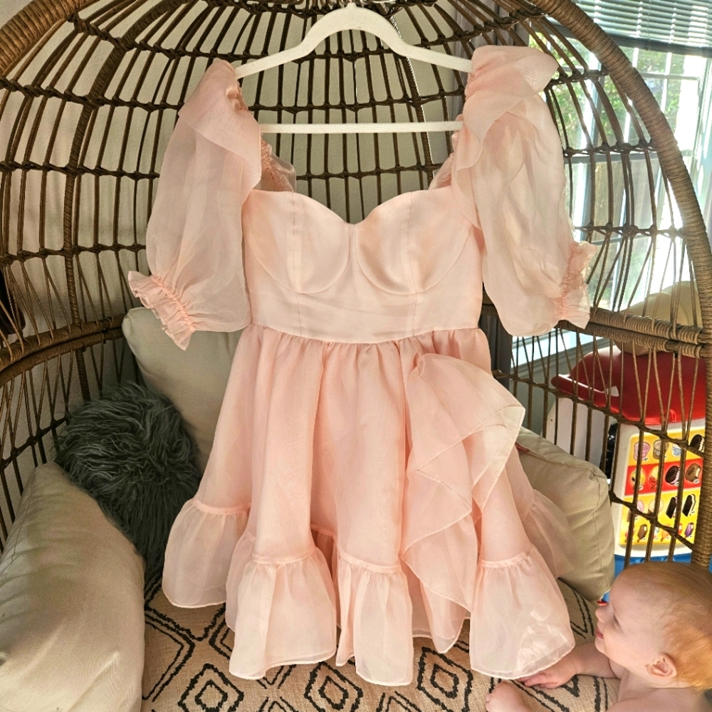 Selkie Bebe Bloom Puff Dress - Size: Small